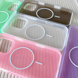 Ice Cream Translucent Magnetic Phone Case For iPhone