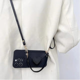 Crossbody Lanyard Necklace Strap Card Holder Phone Case For iPhone