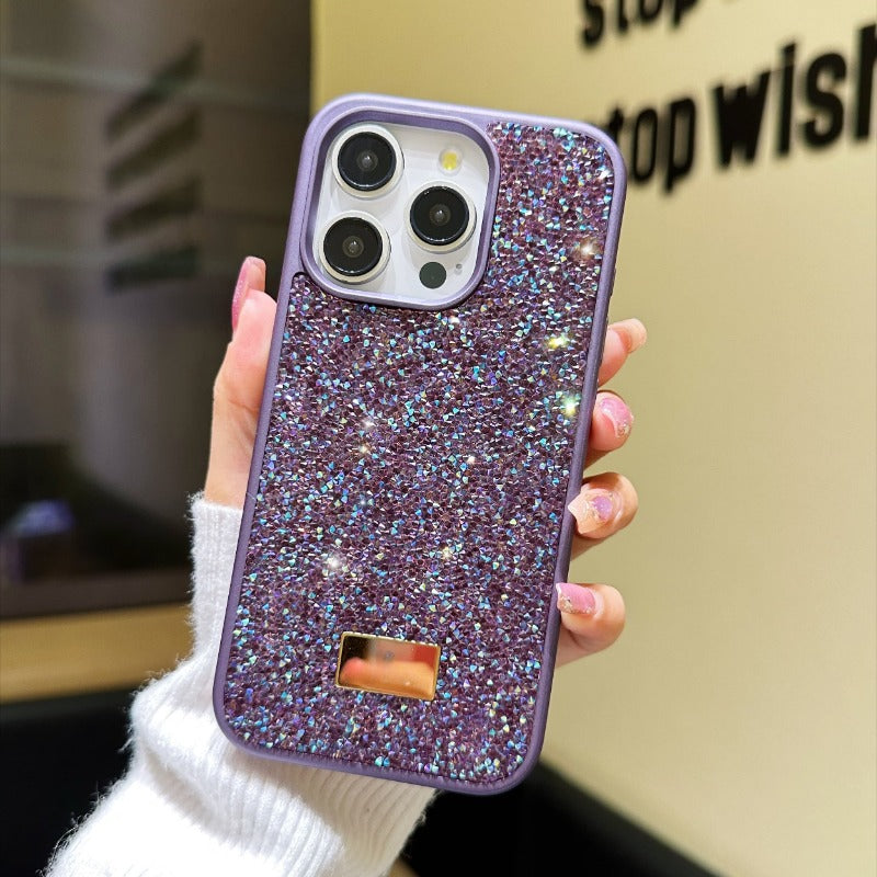 Dazzling Full Covered Zircon Phone Case For iPhone