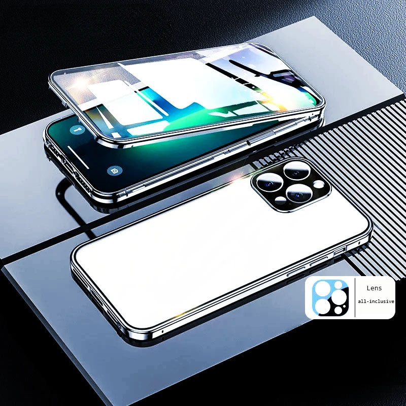 Metal Double-layer Magnetic Case For iPhone
