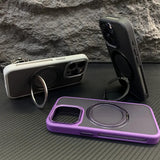 Rotating Pivot Magnetic Matte Phone Case for IPhone