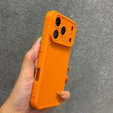 Matte Large View Window Soft Phone Case For iPhone