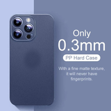 Ultra Thin Clear Matte Hard PP Case For IPhone