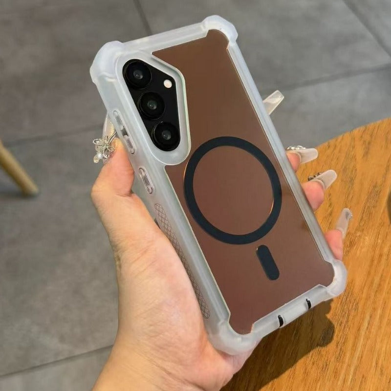 Airbag Laser 2-in-1 Magnetic Phone Case For Samsung