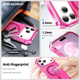 Transparent Frosted Magnetic Phone Case For iPhone