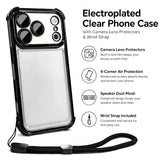 Luxury Transparent Shockproof Phone Case For iPhone