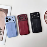 Card Holder Anti-drop Phone Case For iPhone