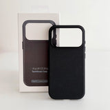 Premium Woven-Texture Magnetic Wireless Charging Phone Case for iPhone