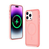 Wireless Charging Matte Hard Phone Case For iPhone