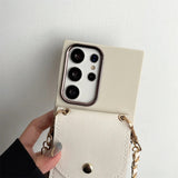 Crossbody Wallet Card Slot Phone Case For Samsung