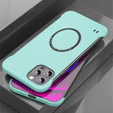 Ultra Thin Wireless Charging Frameless Case For iPhone