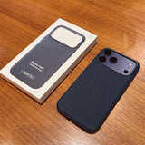 Premium Woven-Texture Magnetic Wireless Charging Phone Case for iPhone