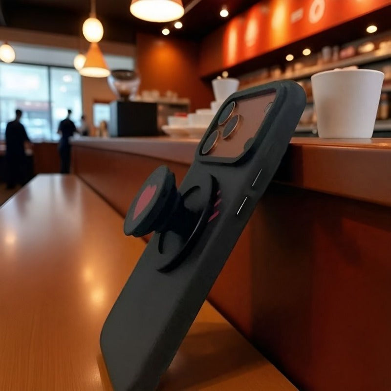 Magnetic Bracket Anti-fall Mobile Phone Case For iPhone