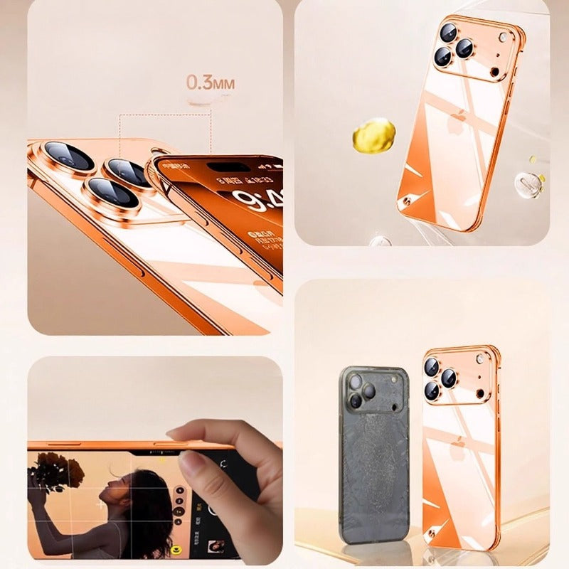 Ultra-thin Borderless Phone Case For iPhone