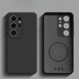 Original Liquid Silicone Magnetic Case For Samsung