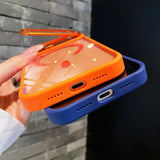 Magnetic Clear Phone Case For iPhone