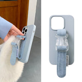 Denim Wristband Phone Case For iPhone