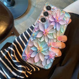Transparent Flower Phone Case For Samsung