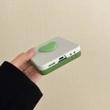 Matte Candy Color Collision Wrist Strap Case For Samsung Z Flip 8 7 6 5 4 3