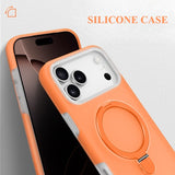 Jelly-like Liquid Silicone Stand Phone Case For iPhone