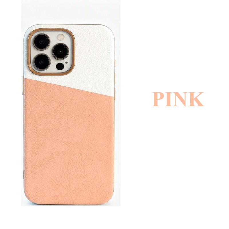 Leather Full-coverage Dirt-resistant Phone Case For iPhone