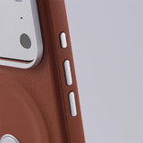 Rotation KickStand PU Leather Magnetic Case For iPhone