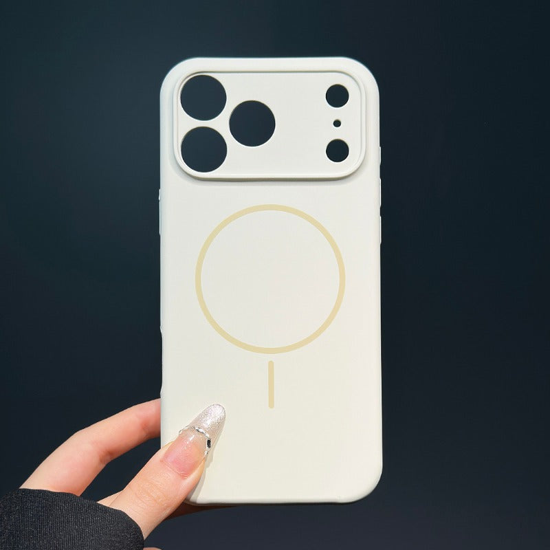Liquid Silicone Magnetic Phone Case For iPhone