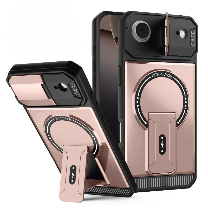Magnetic Bracket Phone Case For iPhone