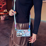 Painted Crossbody Phone Case For Samsung