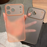 Ultra-thin PC Hard Slim Lens Protection Case For iPhone