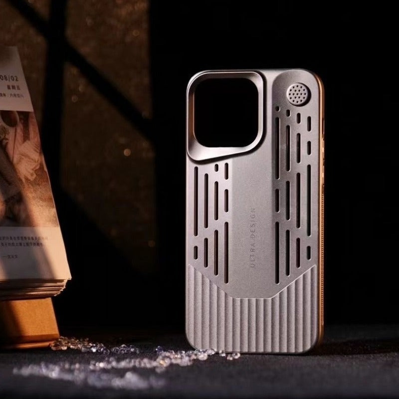 Vertical Stripe Hollow Phone Case For iPhone