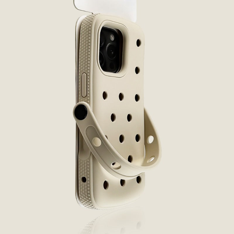 Hole Silicone Soft Phone Case For iPhone