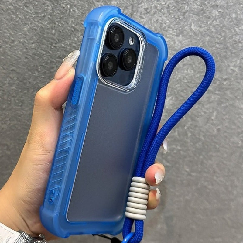 Transparent Frosted Drop-proof Phone Case For iPhone
