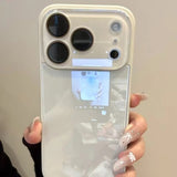 Candy Color Tempered Glass Camera Protection Case For iPhone