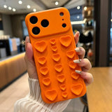 Heart-shaped Cup Frameless Phone Case For iPhone