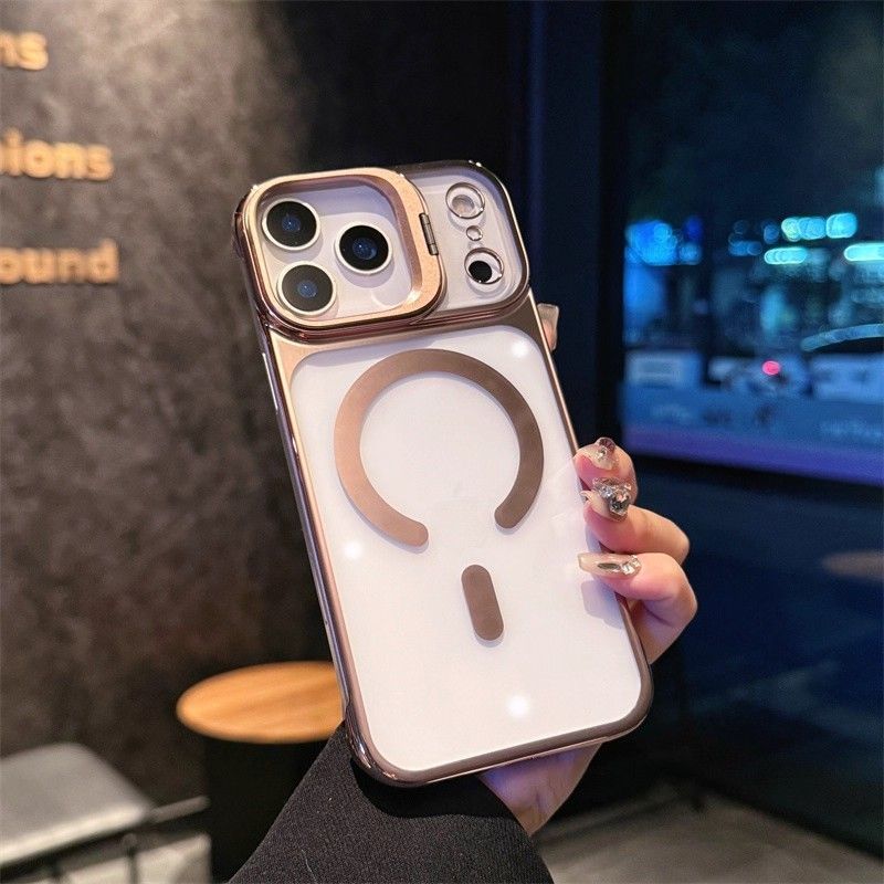 Electroplated Frameless Magnetic Phone Case For iPhone