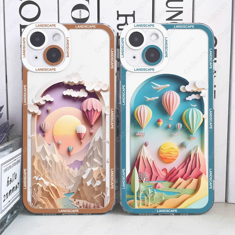 Landscape Anti-fall Phone Case For iPhone