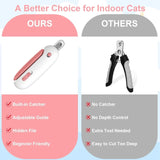 Precision Trimming Pet Nail Clippers  Made of Stainless Steel & ABS