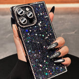 Glitter Lens Film Phone Case For iPhone