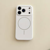 Liquid Silicone Magnetic Charging Phone Case For iPhone