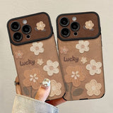 Flower Lanyard Phone Case For iPhone