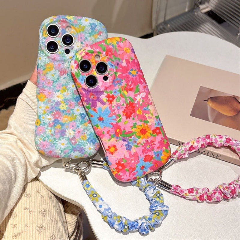Colorful Flower Phone Case For iPhone