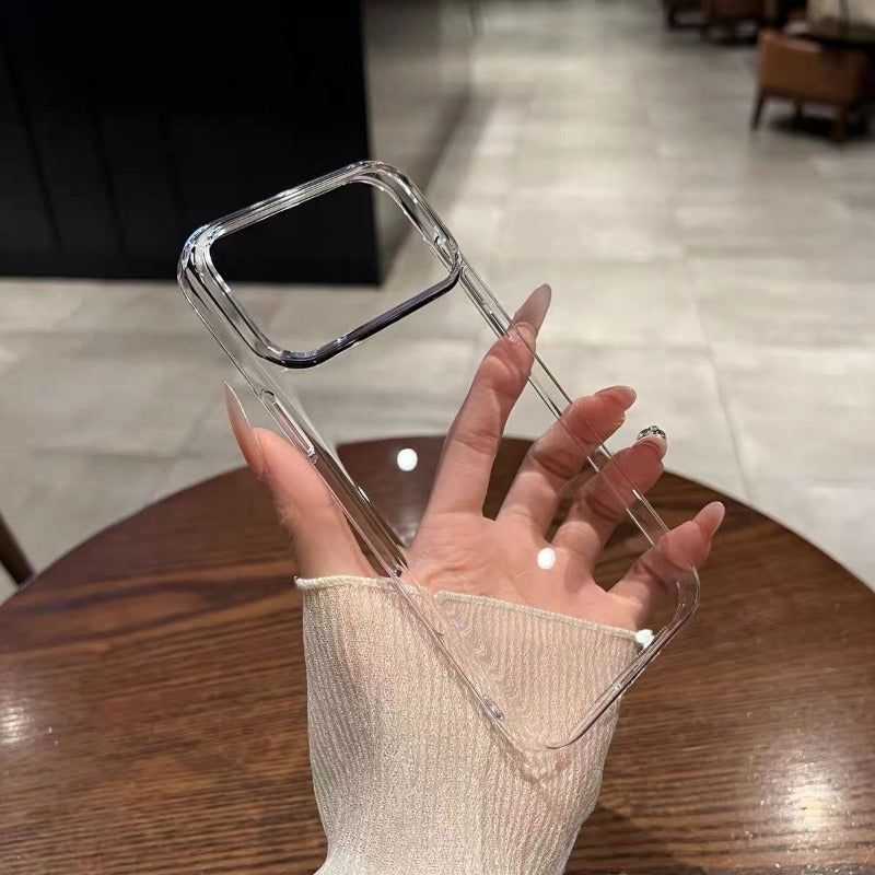 Ultra-thin PC Transparent Hard Phone Case For iPhone