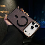 Acrylic Transparent Magnetic Phone Case For iPhone