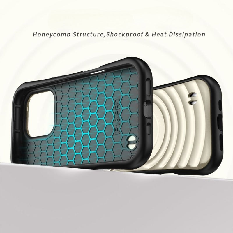 Simple Solid Color Magnetic Phone Case For iPhone