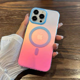 Laser Gradient Wireless Charging Case for iPhone