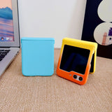 Two-tone Skin-feel Phone Case For Samsung Z FLIP 7 6 5 4 3