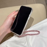 Electroplating 3D Glass Rhinestone Phone Case For iPhone