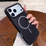 Color-blocking Shockproof Magnetic Phone Case For iPhone