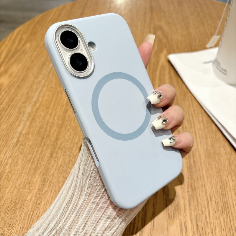 Liquid Silicone Magnetic Phone Case For iPhone